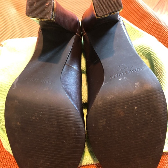 Collin Stuart 4in heel brown spectator pumps 7.5 - Picture 6 of 7